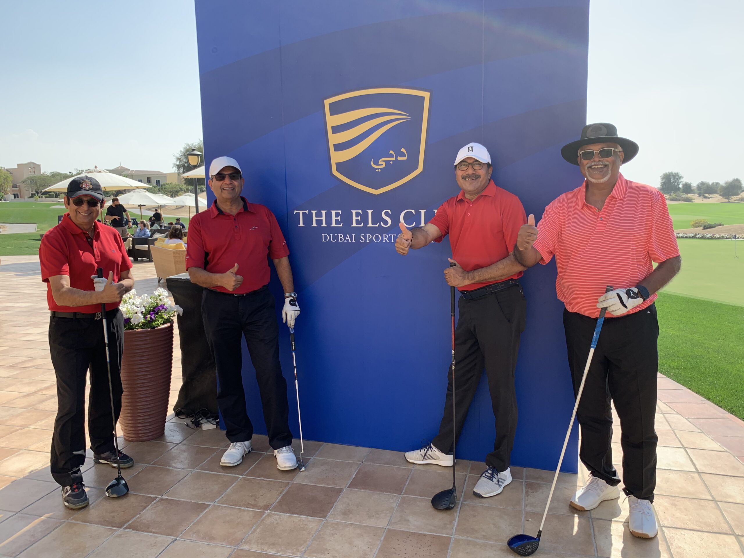 Sharad Agarwal playing golf